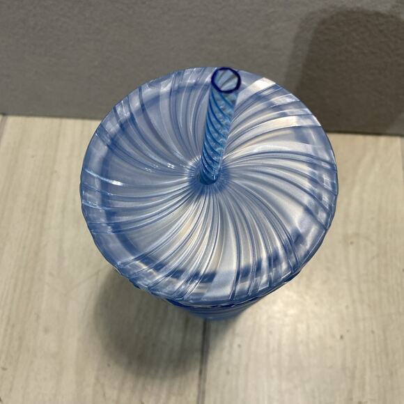 Starbucks Summer 2024 Light Blue Swirl Venti 24oz Cold Cup EUC - Picture 6 of 8